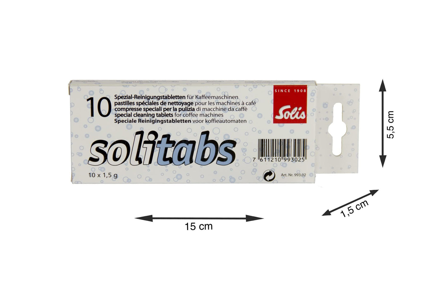 Solis Cleaning Tablets for Coffee Machines