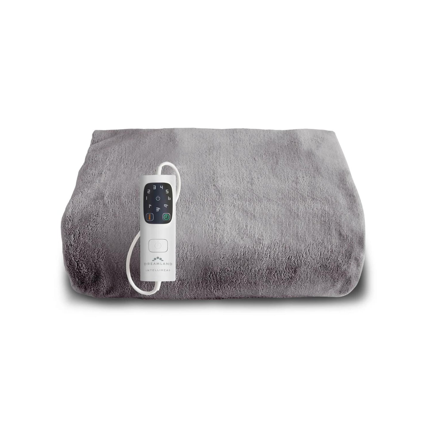 Dreamland Intelligent Luxury Grey Heated Throw