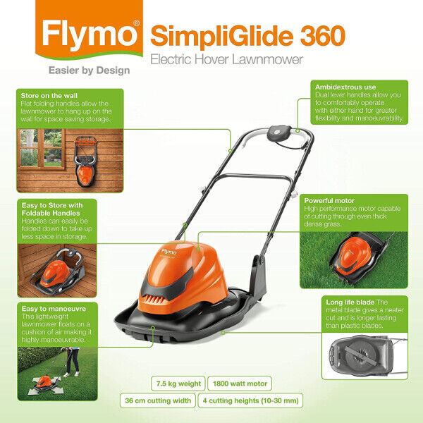 Flymo SimpliGlide 360 Corded Hover Lawnmower