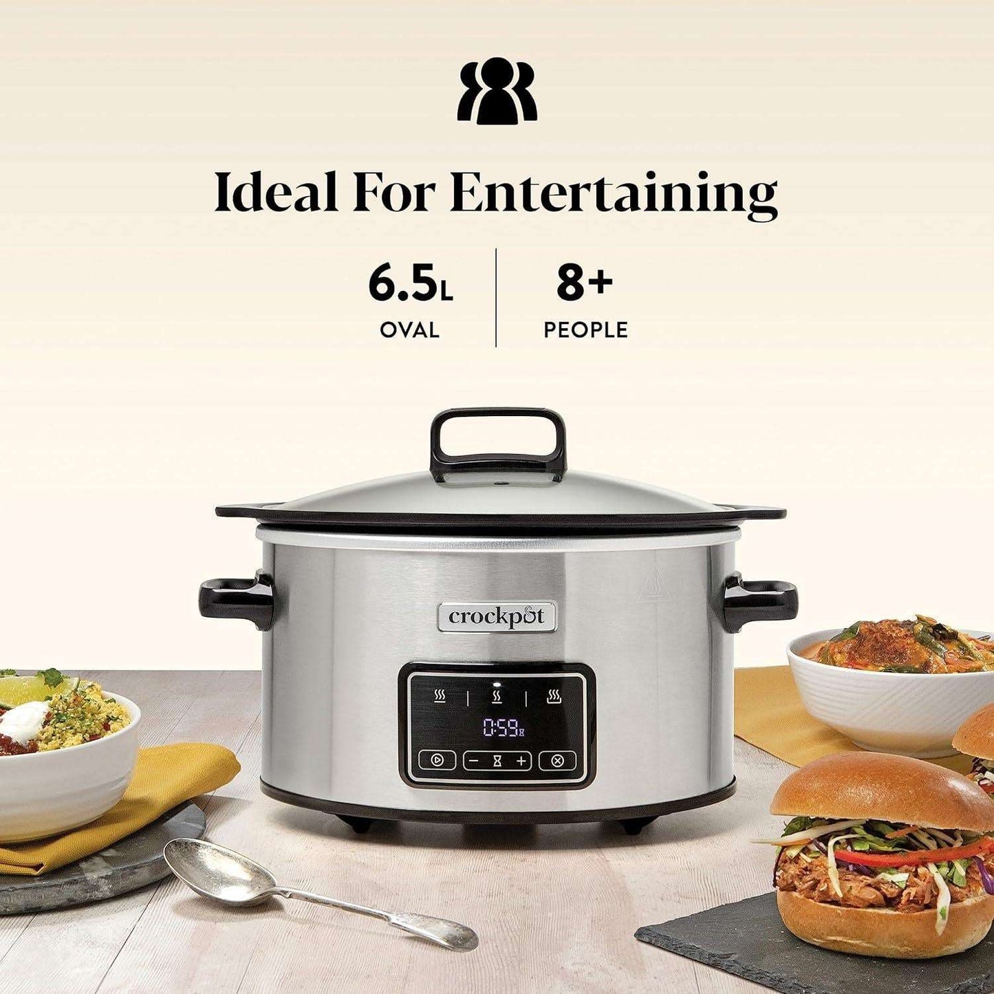 Crockpot Digital Sizzle & Stew Slow Cooker