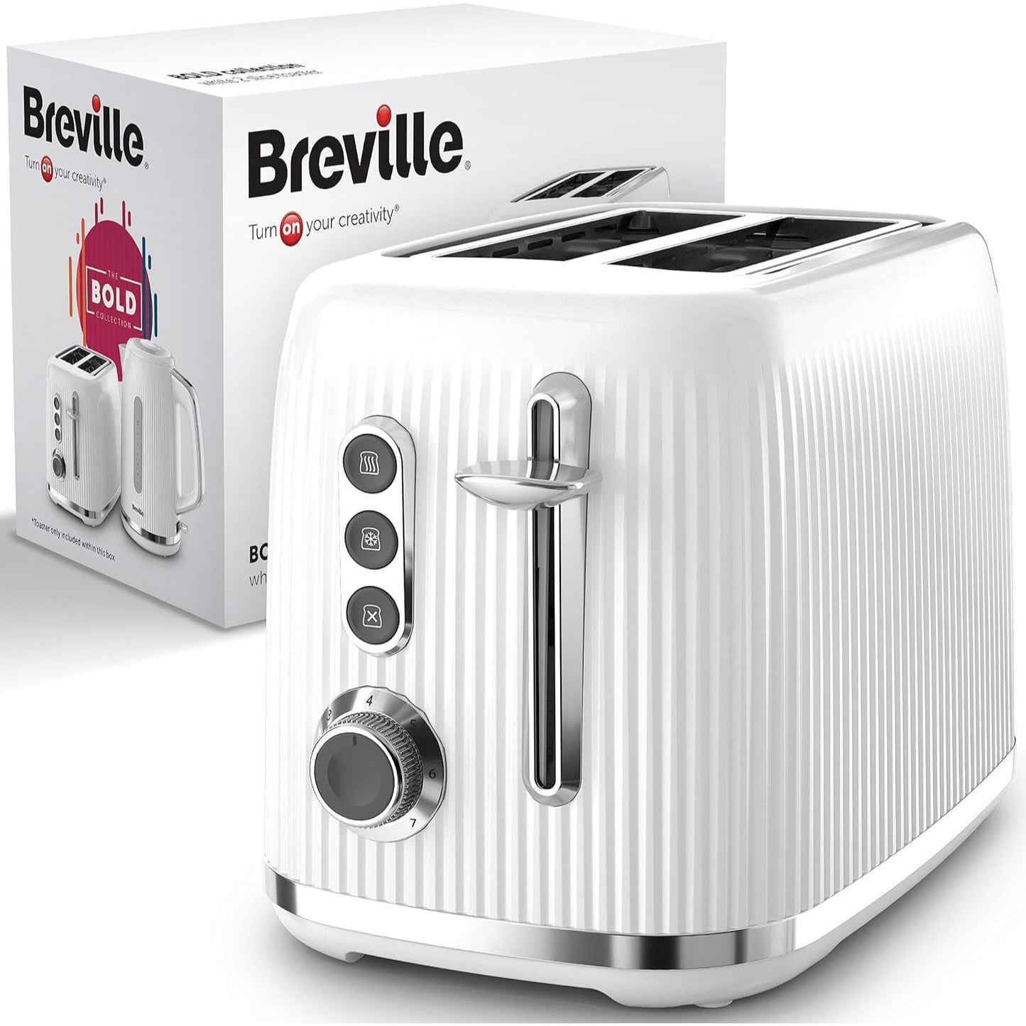 Breville Bold White Breakfast Bundle