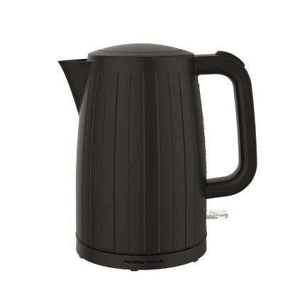 Hamilton Beach Stealth 1.7L Textured Kettle Matte Black