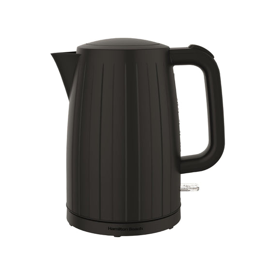Hamilton Beach Stealth 1.7L Textured Kettle Matte Black
