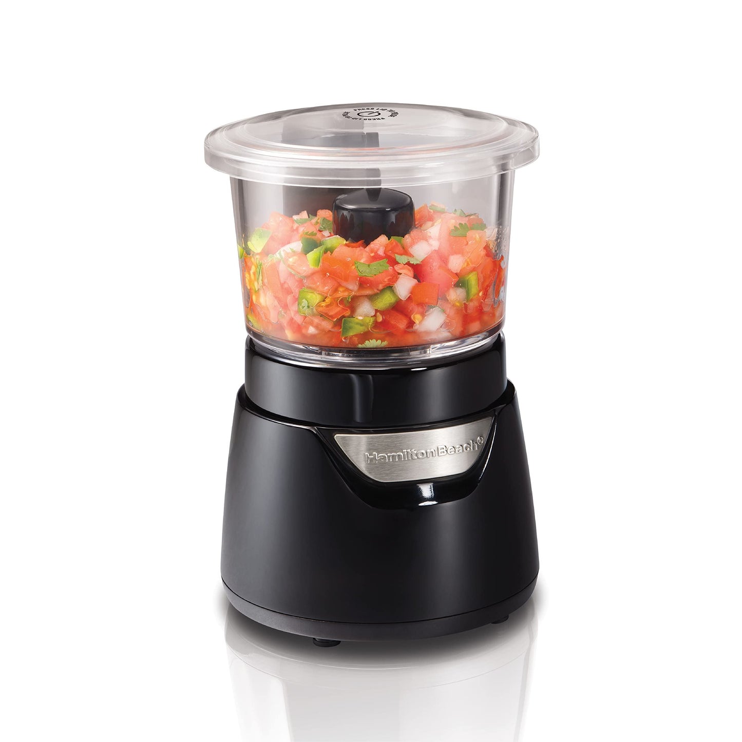 Hamilton Beach 700ml Stack & Press Glass Bowl Chopper