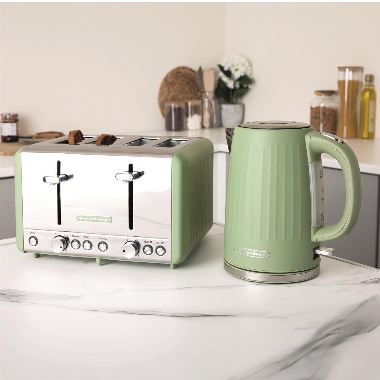 Hamilton Beach Harmony 4 Slice Toaster Matcha