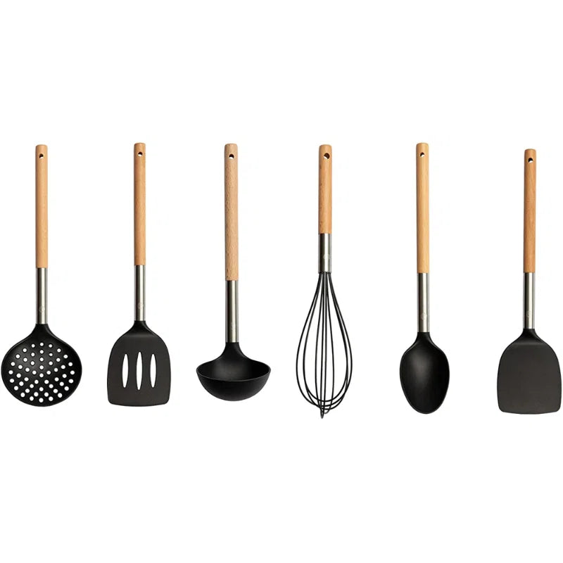 MasterChef 6 Piece Natural Wood Utensil Set