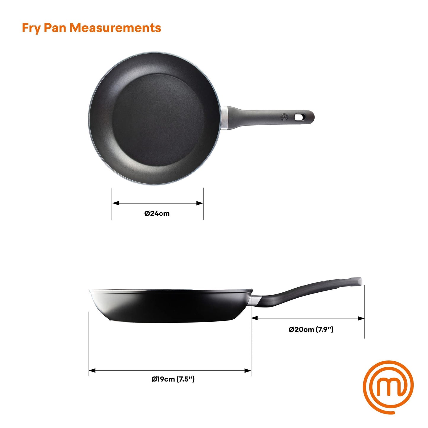 MasterChef 24cm Non Stick Frying Pan