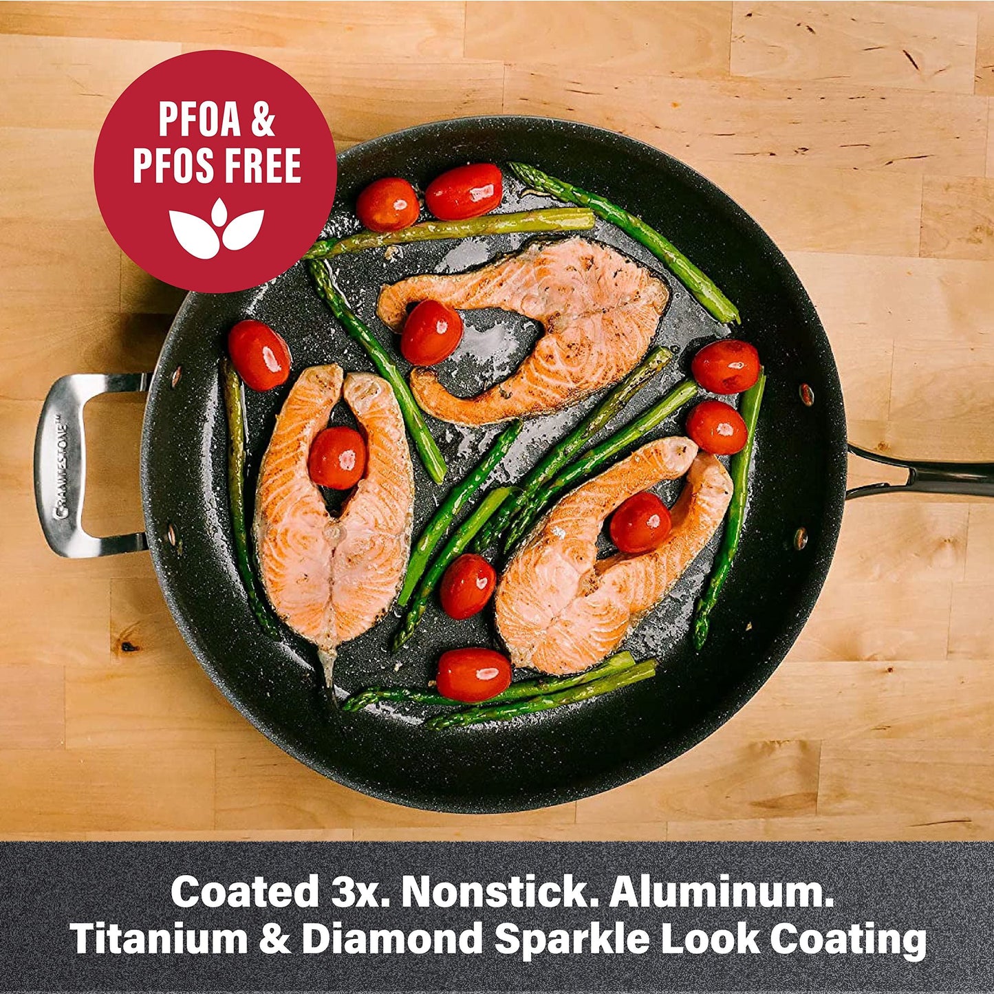 Frying Pan Nonstick Granite Stone 14”