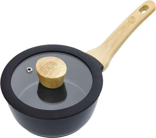 MasterChef 18cm Wood Look Sauce Pan