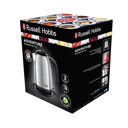 Russell Hobbs Adventure Polished Stainless Steel Kettle