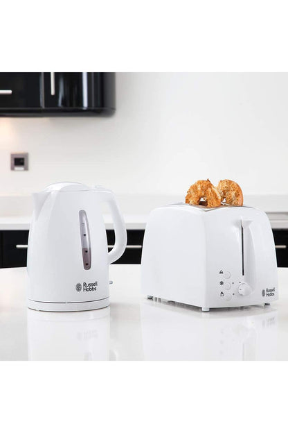 Russell Hobbs Textures White 2 Slice Toaster