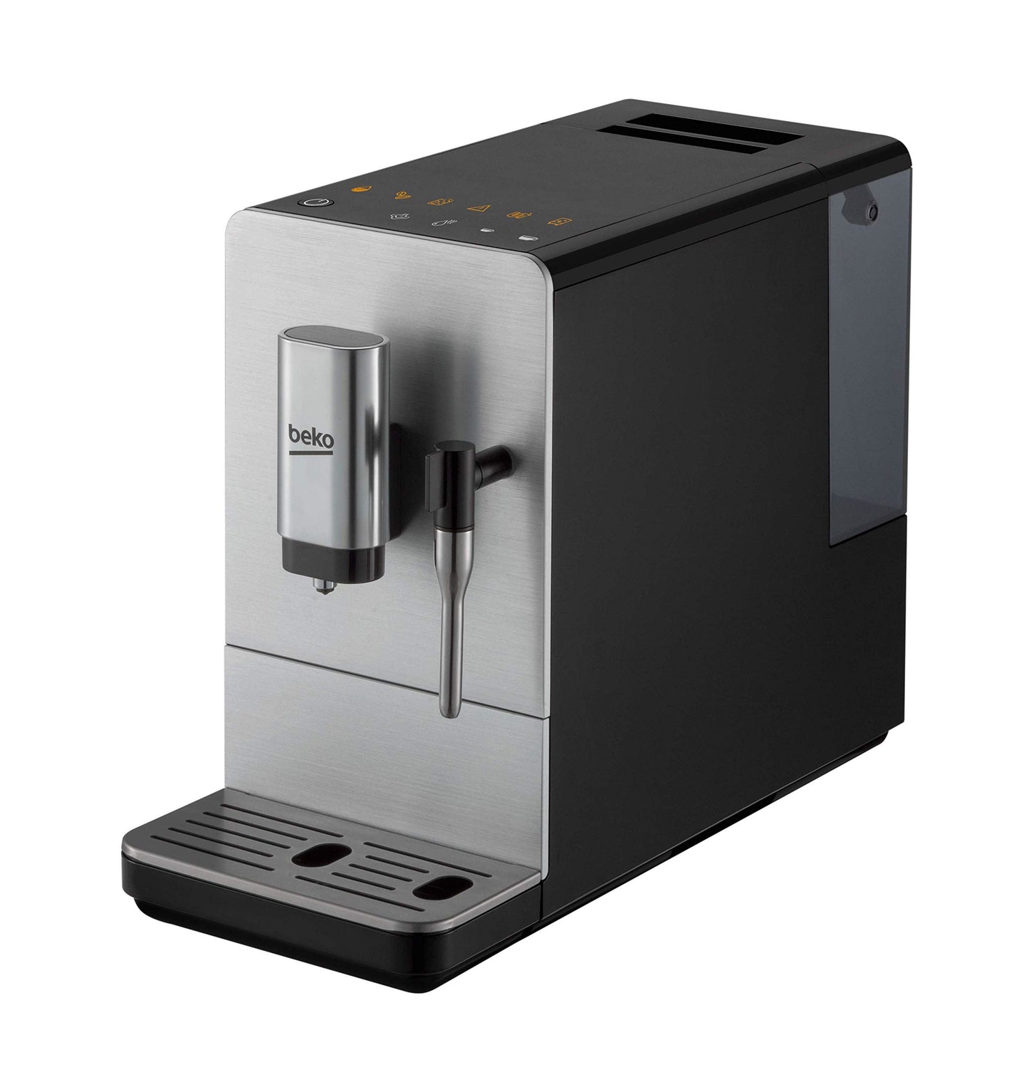 Beko 8814253200 Bean to Cup Coffee Machine CEG5311X 19 Bar Pressure-Stainless Steel, Includes Steam Nozzle for Milk Frothing, One Touch LCD Control & Removable 1.6L Water Tank, 1.6 liters