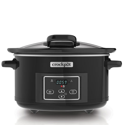 Crockpot 4.7L Lift and Serve Digital Slow Cooker with Hinged Lid