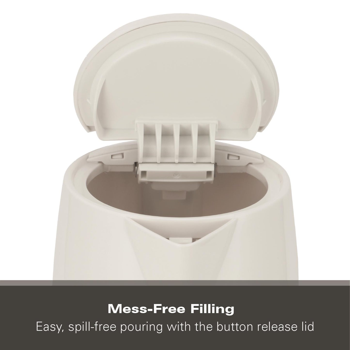 Hamilton Beach Essentials 1.7L Rapid Boil Kettle White