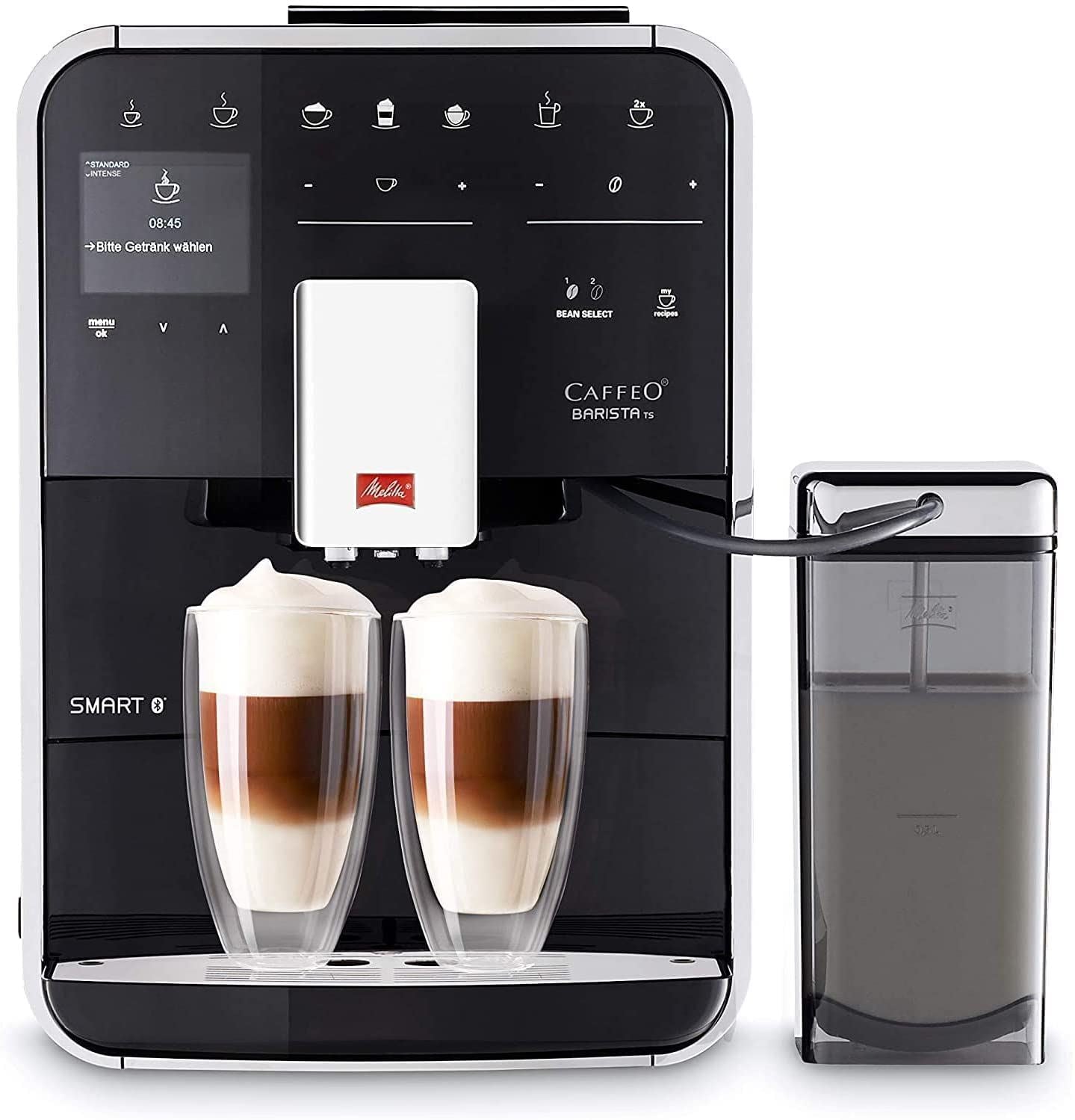 Melitta F85/0-102 Barista TS Smart Coffee Machine, 1450 W, 1.8 liters, Black
