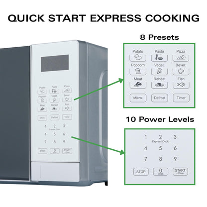Hamilton Beach Essential 20L Digital Microwave Silver