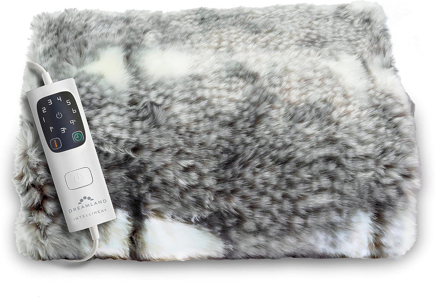 Dreamland 'Hygge Days' Luxury Fallow Deer Faux Fur Heated Blanket