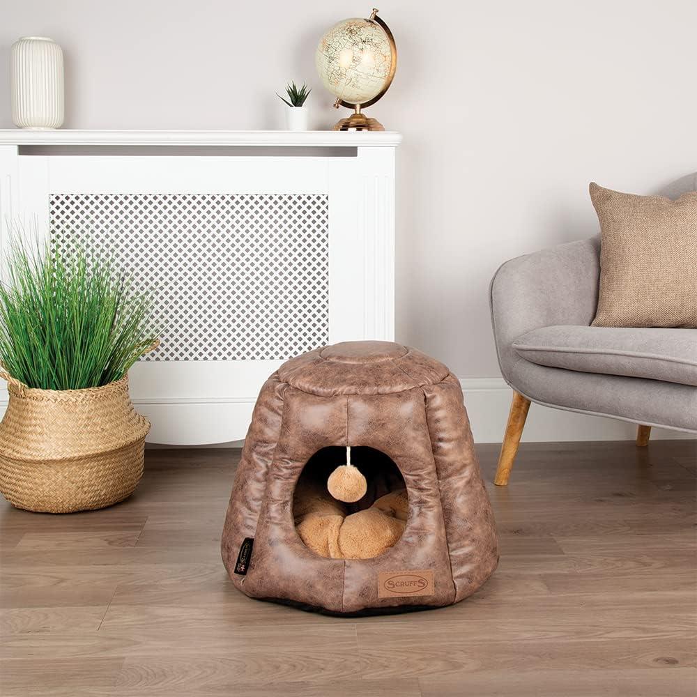 Scruffs Chocolate Knightsbridge Cat Bed