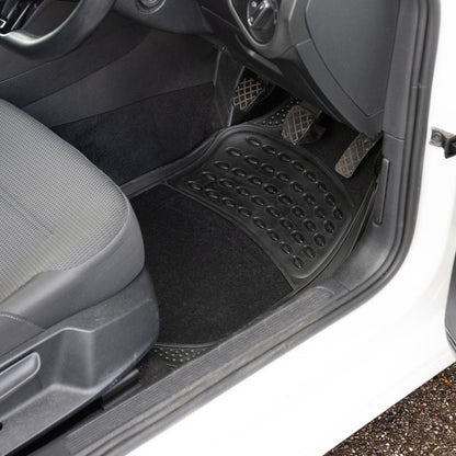 Streetwize Black Stellar Combination Car Mat Set