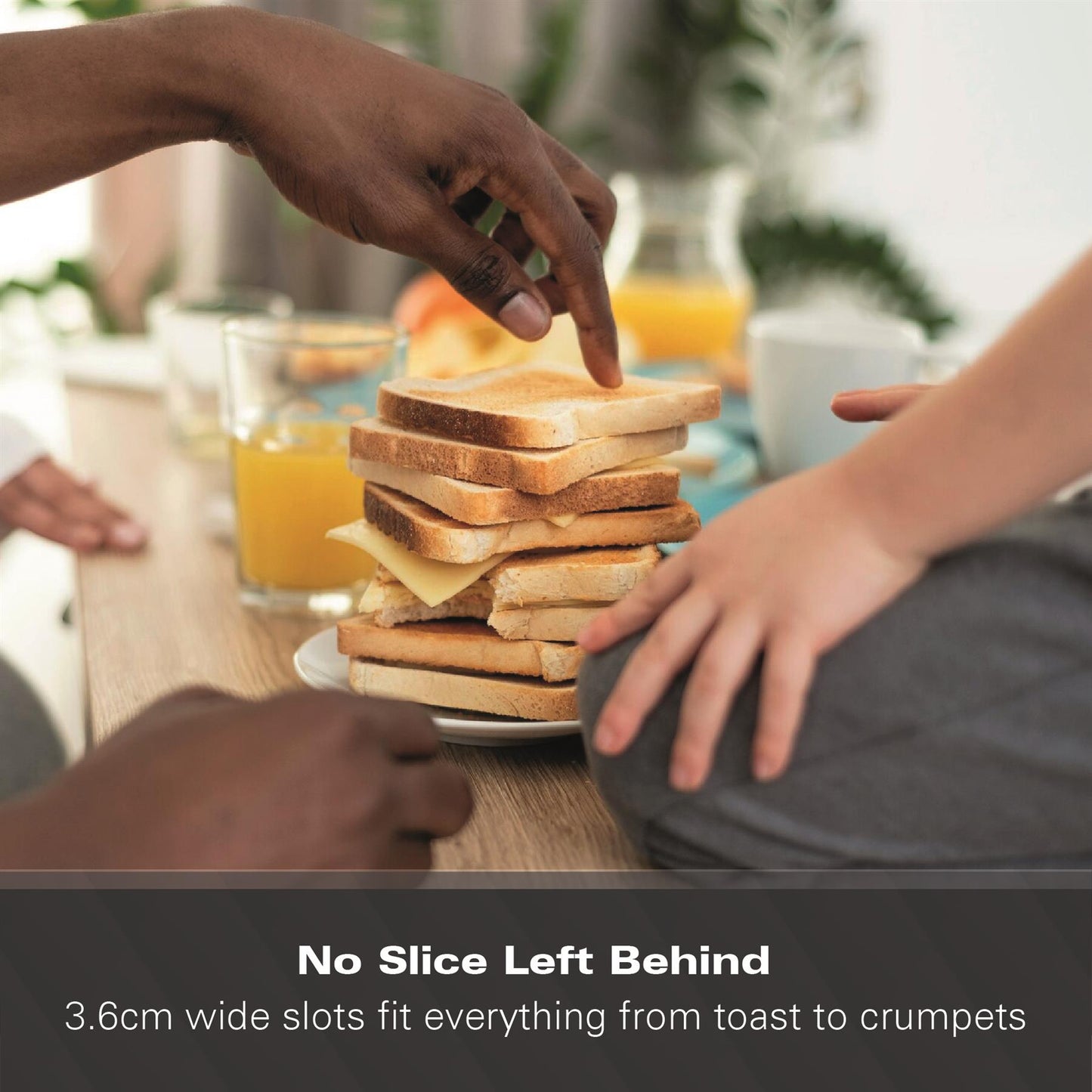 Hamilton Beach Diamond 4 Slice Toaster Black