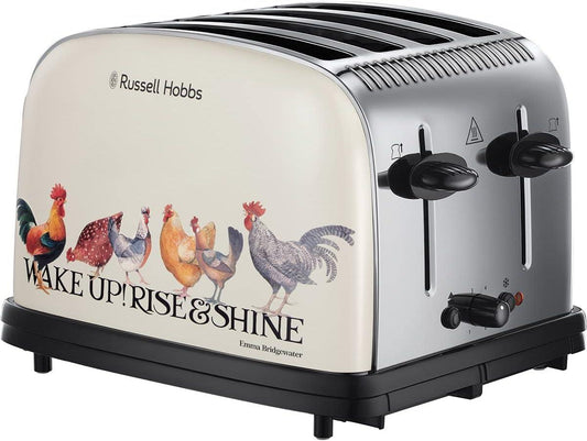 Russell Hobbs Emma Bridgewater Rise and Shine 4 Slice Toaster