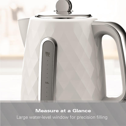 Hamilton Beach Diamond 1.7L Kettle White