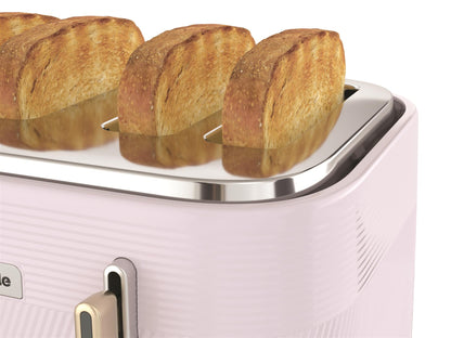 Breville Obliq Lilac & Gold 4 Slice Toaster