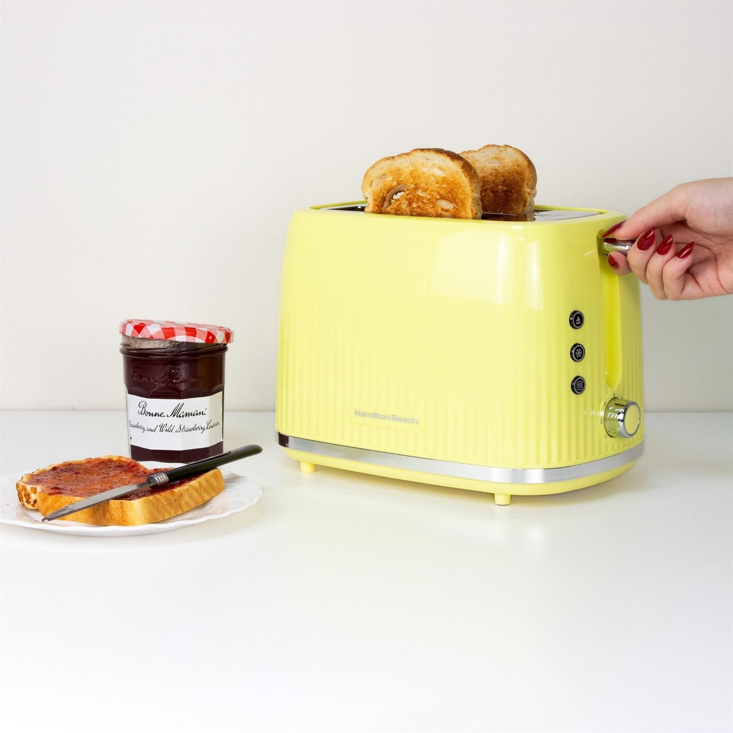 Hamilton Beach Miami Kettle & Toaster Set Banana Split