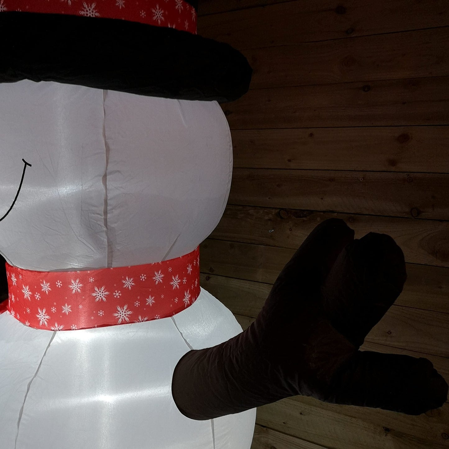 SnowTime 245cm Inflatable Light Up Snowman