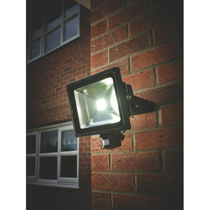 Smartwares 20W Black Slimline Floodlight