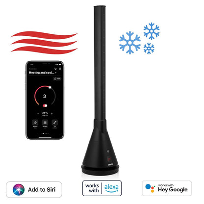 Princess 2-in-1 Smart Tower Fan Heater & Cooler