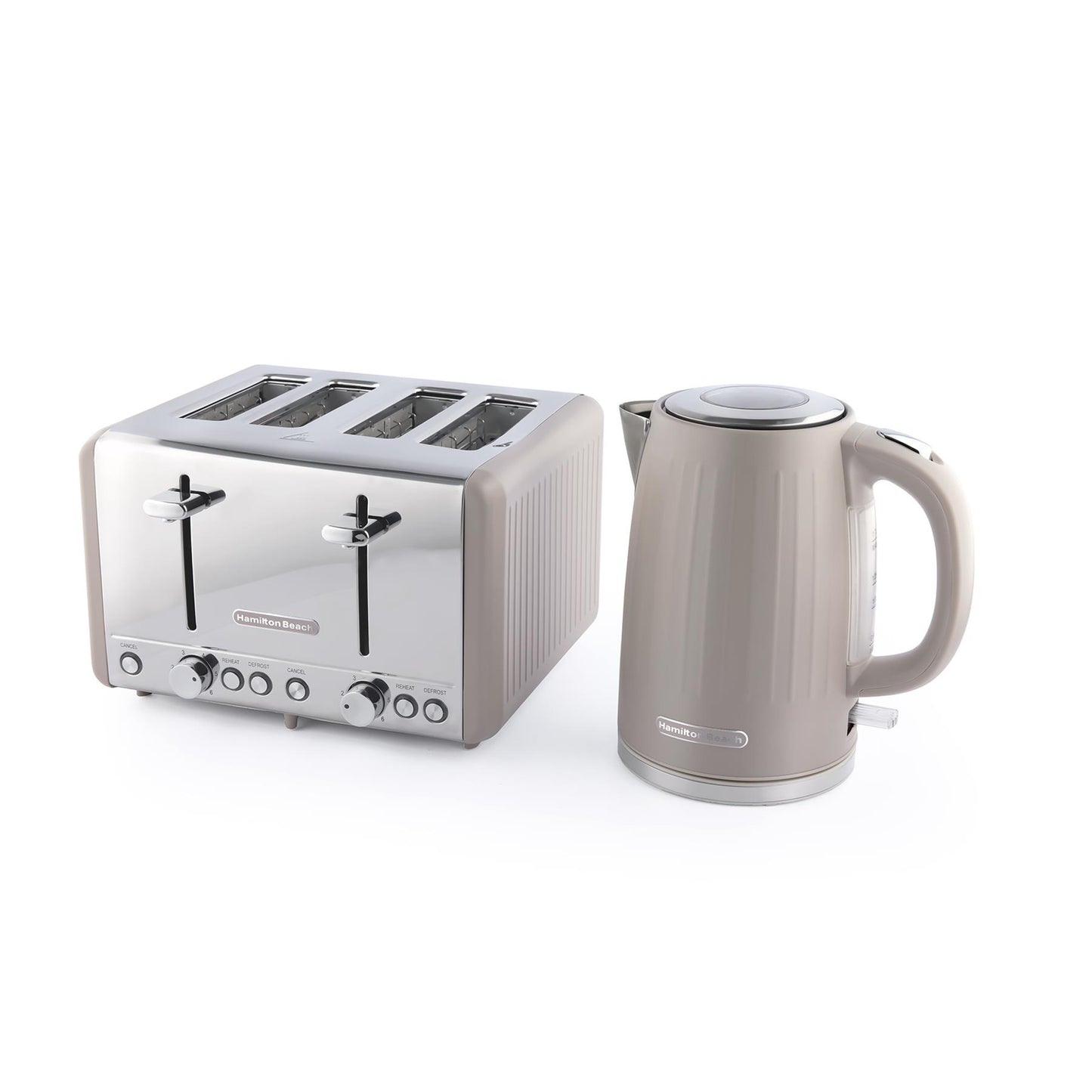Hamilton Beach Harmony Kettle & Toaster Set - Cappuccino