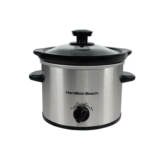 Hamilton Beach 'The Mighty Mini' 1.8L Silver Slow Cooker