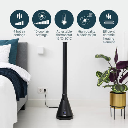 Princess 2-in-1 Smart Tower Fan Heater & Cooler