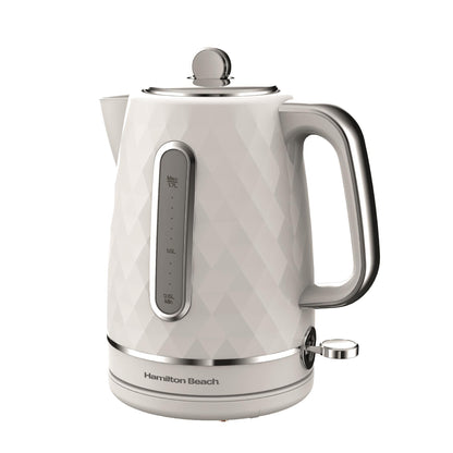 Hamilton Beach Diamond 1.7L Kettle White
