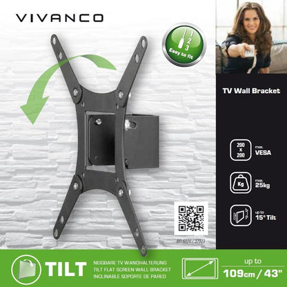 BTI 6020 Tilt TV Wallmount 43"