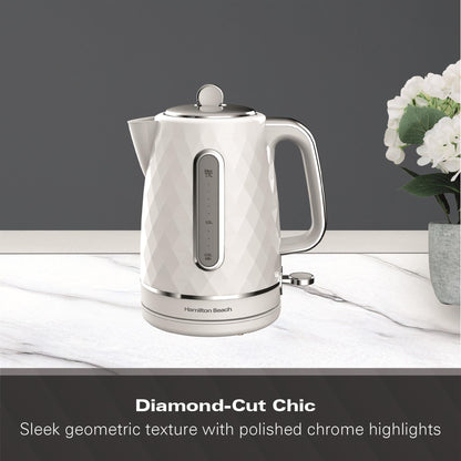 Hamilton Beach Diamond 1.7L Kettle White