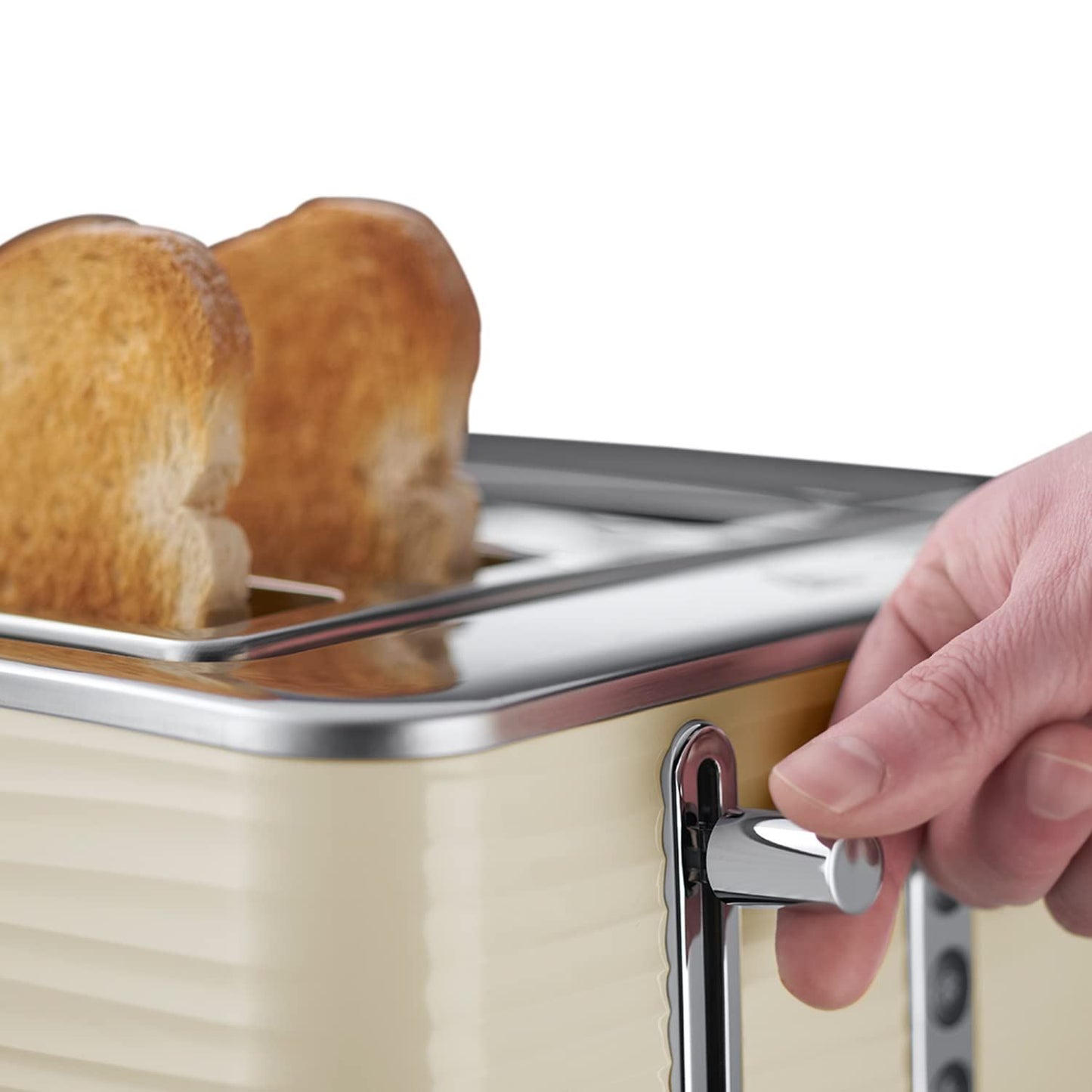 Russell Hobbs Cream Inspire 4 Slice Toaster