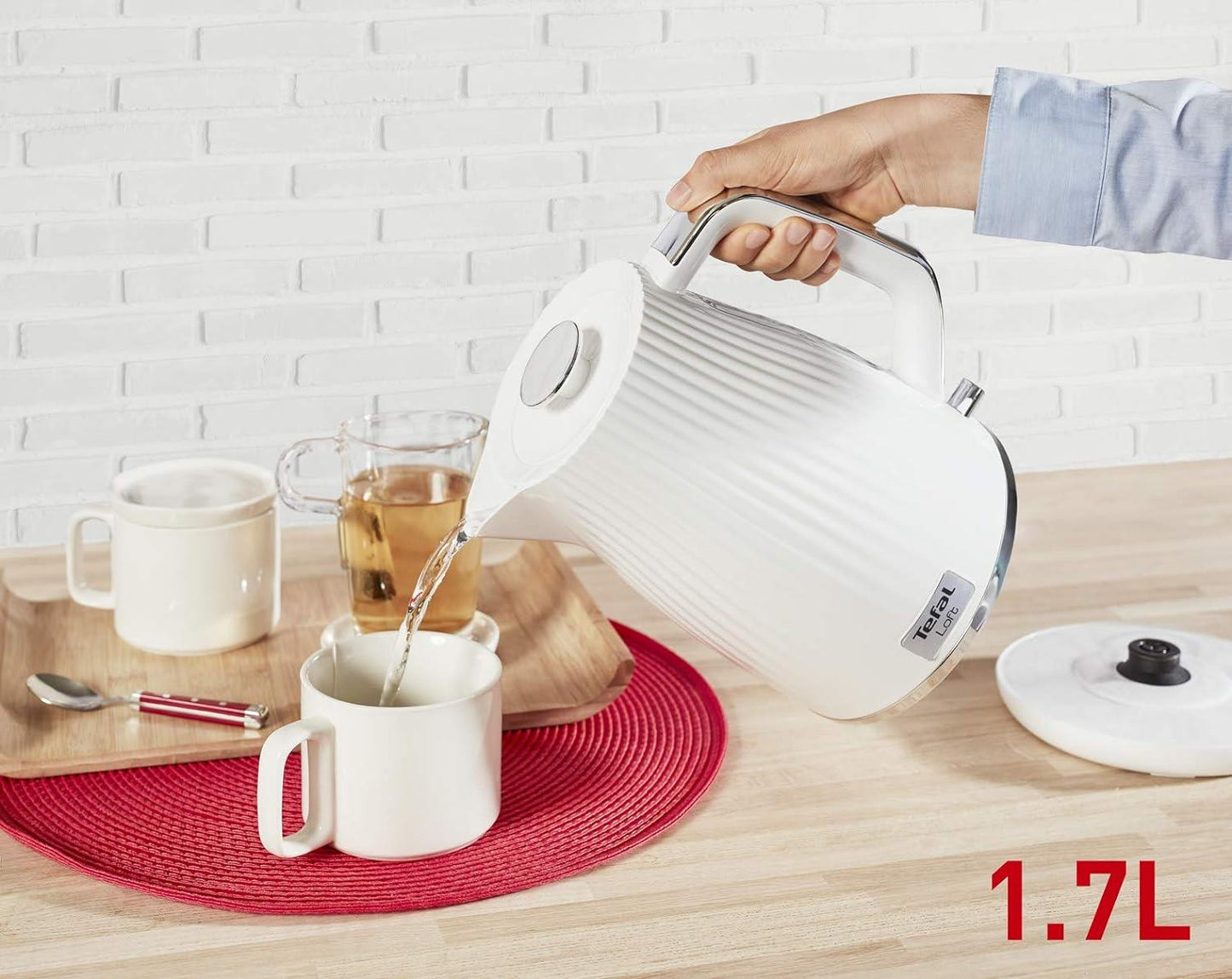 Tefal White 1.7L Loft Kettle