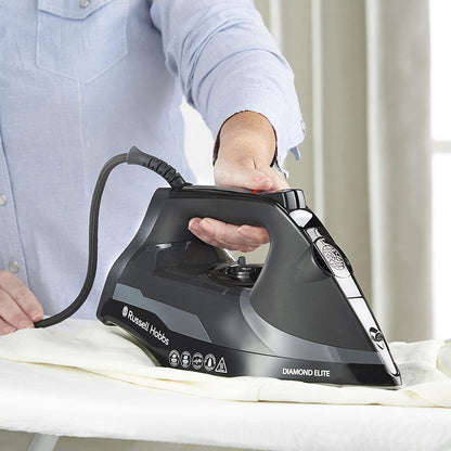 Russell Hobbs Diamond Elite Black Steam Iron