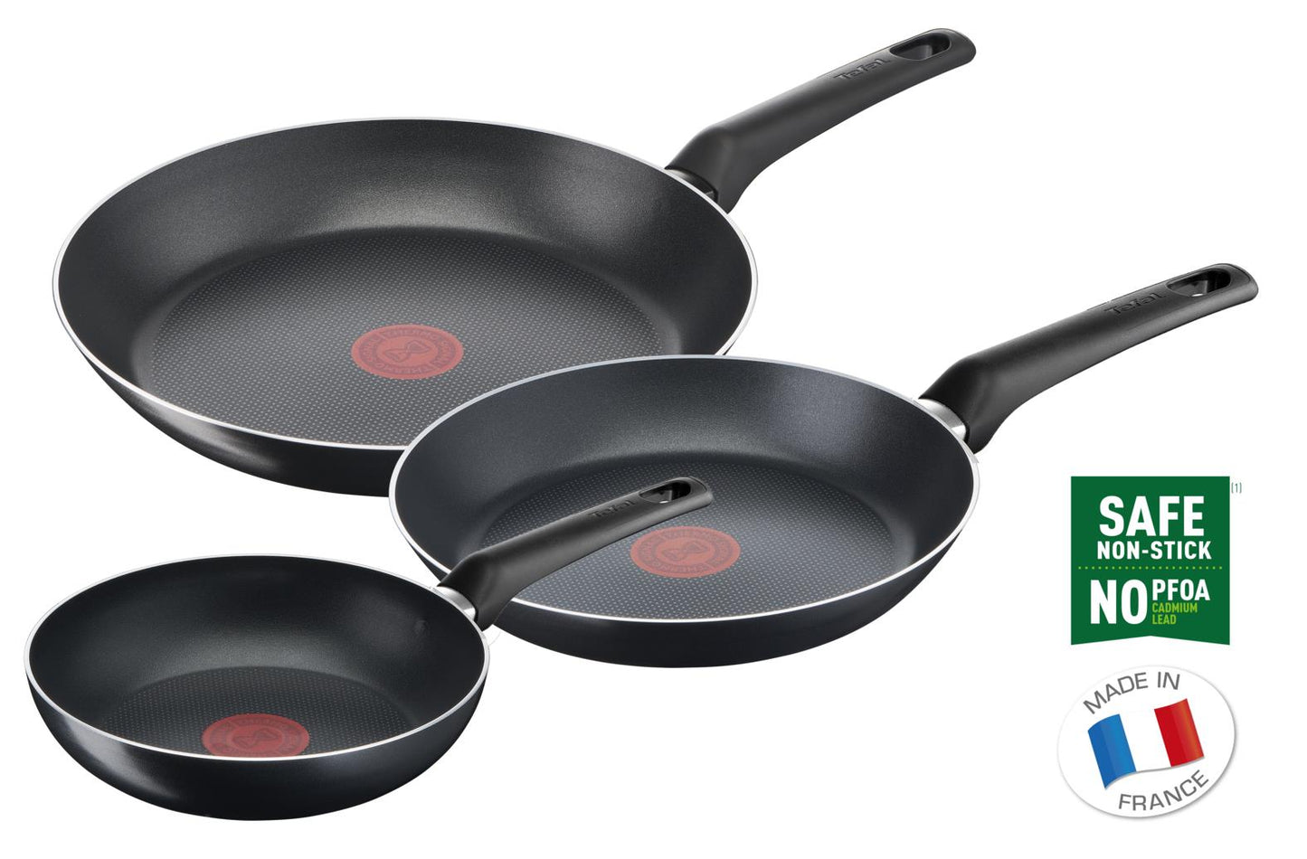 Tefal Simple Cook 3 Piece Frying Pan Set