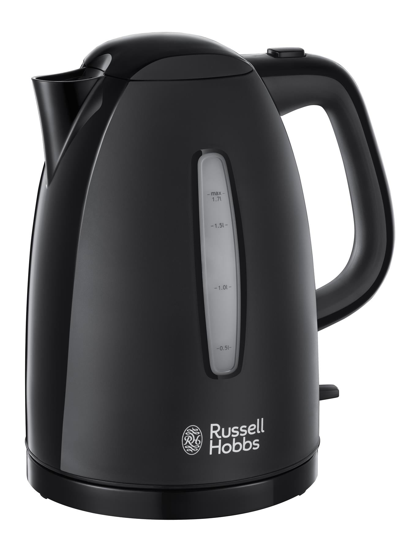 Russell Hobbs Textures 1.7L Black Kettle