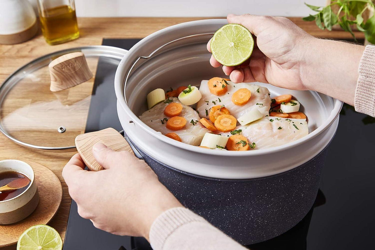 Tefal Natural Force 24cm Detox Stewing Pot