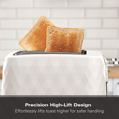 Hamilton Beach Diamond 4 Slice Toaster White