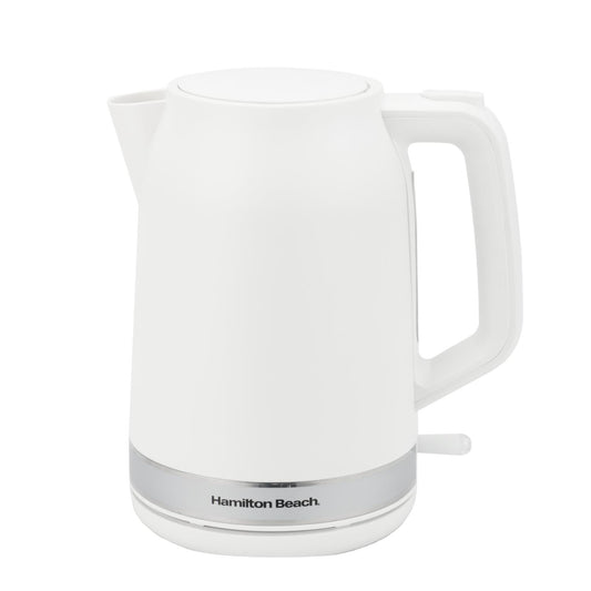 Hamilton Beach Ella 1.7L Matte White Kettle