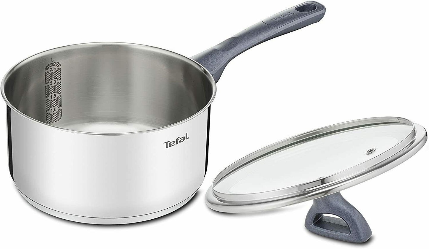 Tefal Primary Stainless Steel 3 Piece Pan Set