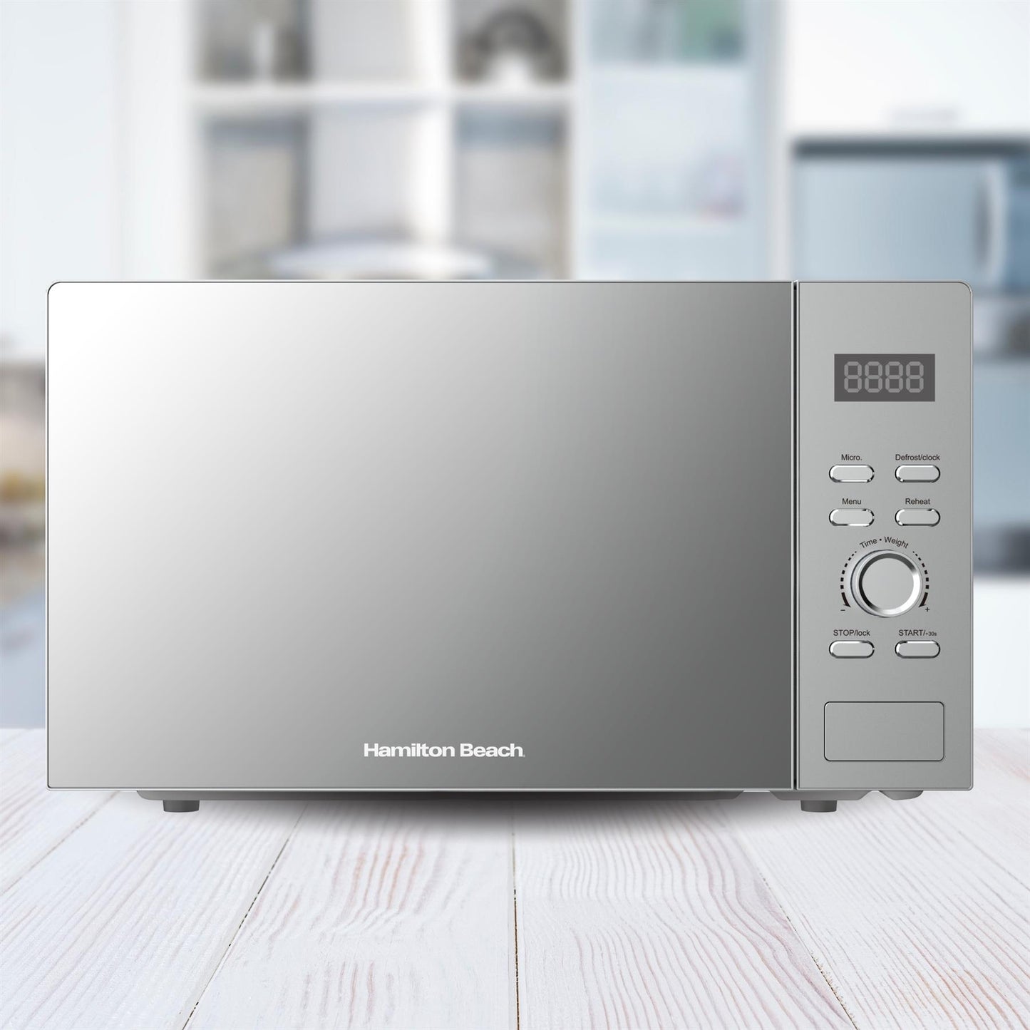 Hamilton Beach 30L Silver Family Microwave