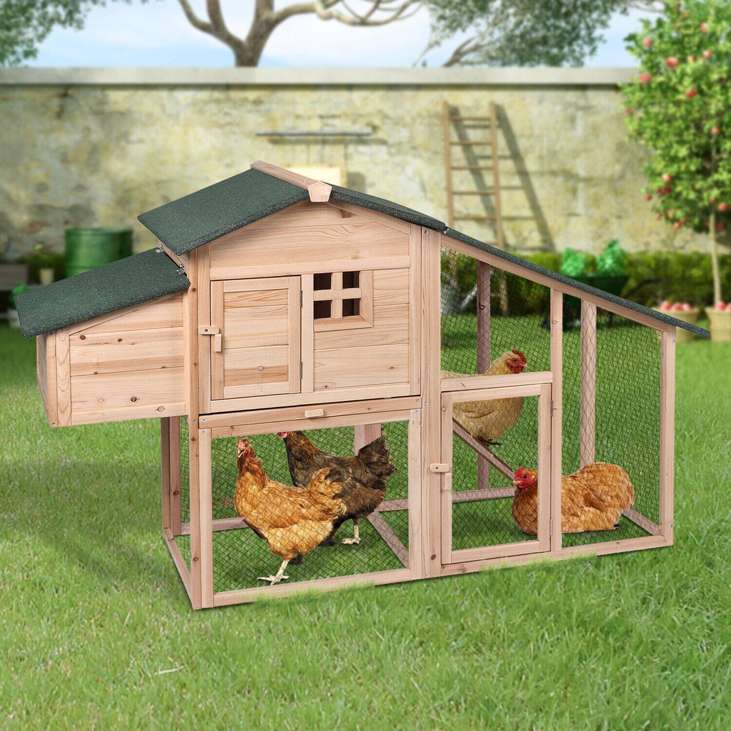 SunnyDays 2 Tier Chicken Coop House