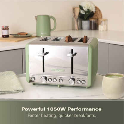 Hamilton Beach Harmony 4 Slice Toaster Matcha