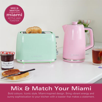 Hamilton Beach Miami Kettle & Toaster Set Mojito Mint